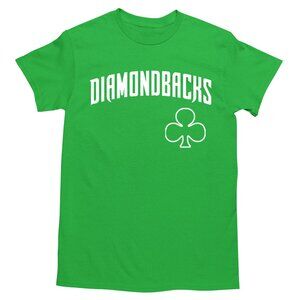NEW Arizona Diamondbacks Wordmark St Patricks T-Shirt IRISH GREEN